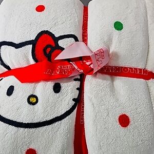 Hello kitty christmas blanket